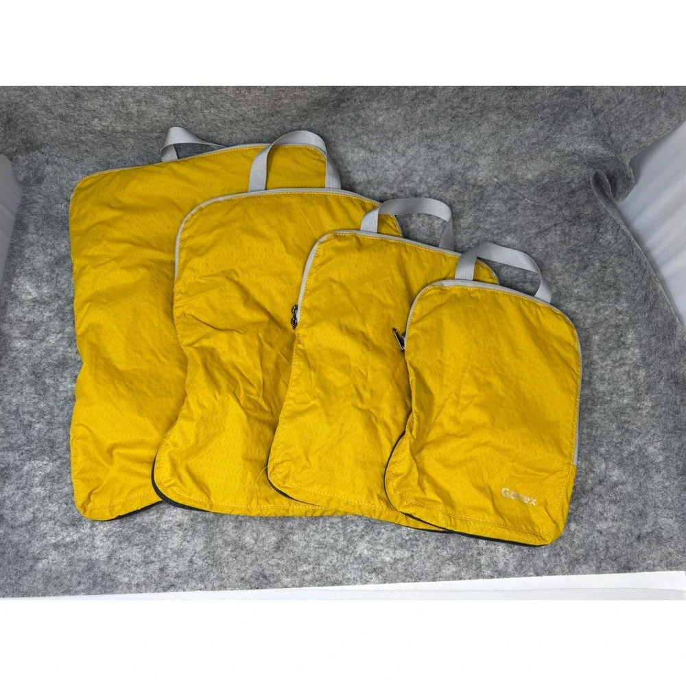 Gonex Packing Cubes Compression Luggage Organizer Carry-On Travel Bag Yellow
